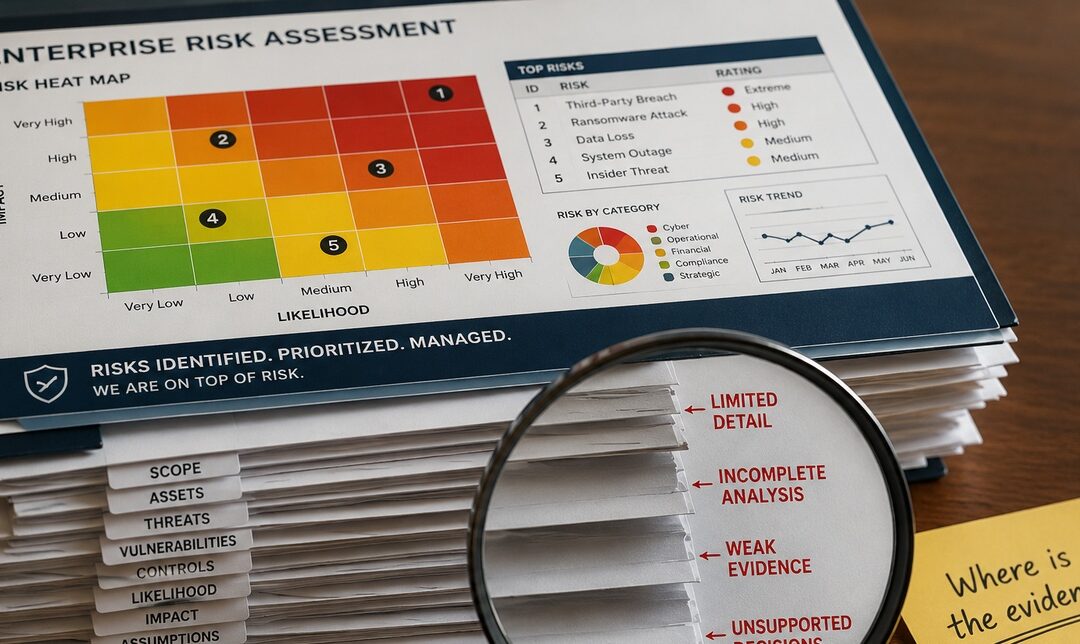 Most Organizations Can Produce a Risk Assessment. Fewer Can Defend One.
