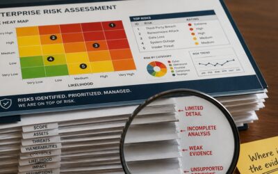 Most Organizations Can Produce a Risk Assessment. Fewer Can Defend One.