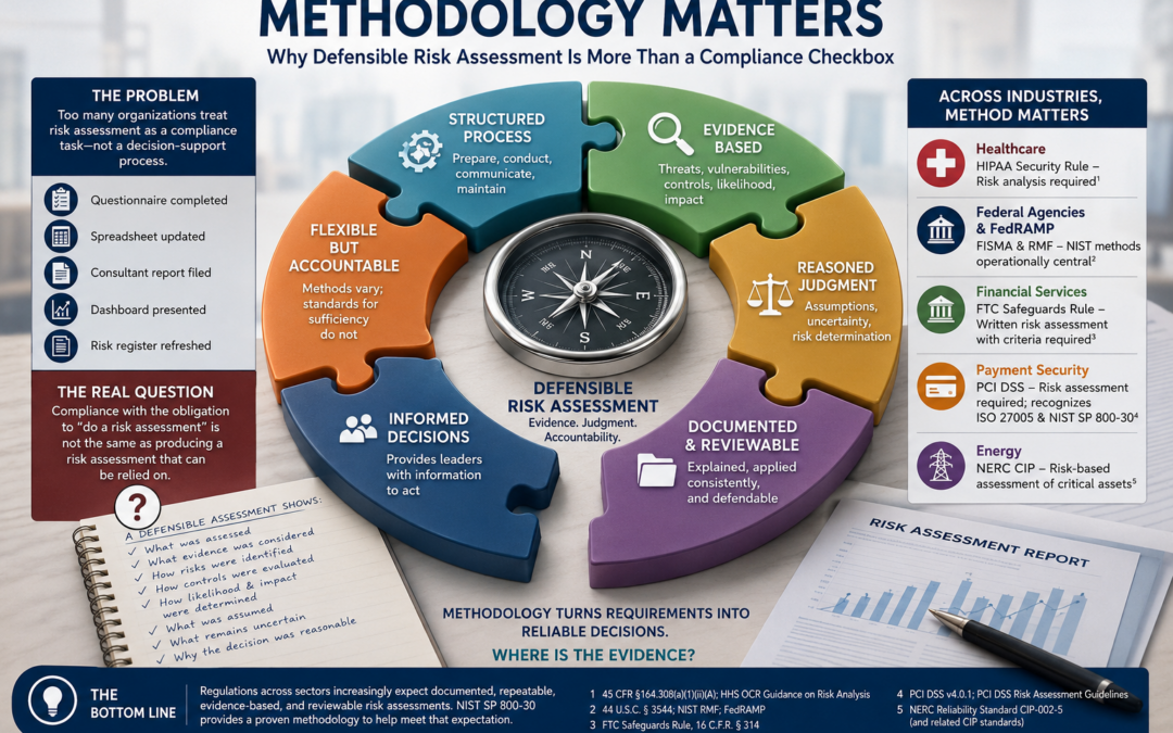 Methodology Matters: Why Defensible Risk Assessment Is More Than a Compliance Checkbox